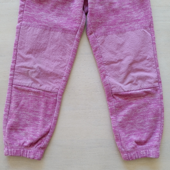 Hanna Andersson Fleece Pants With Reinforced Knees / Size 6-7 - Picture 3 of 10